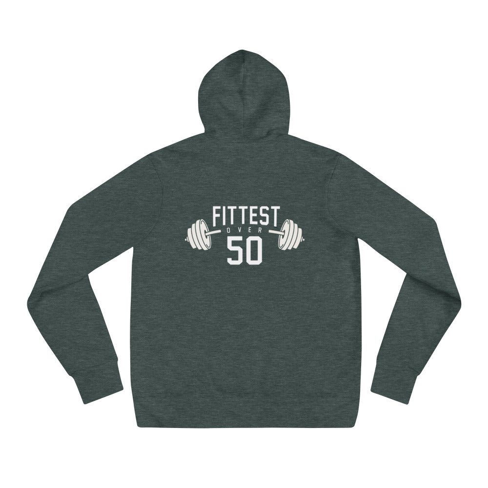 Fittest Over 50 Unisex hoodie