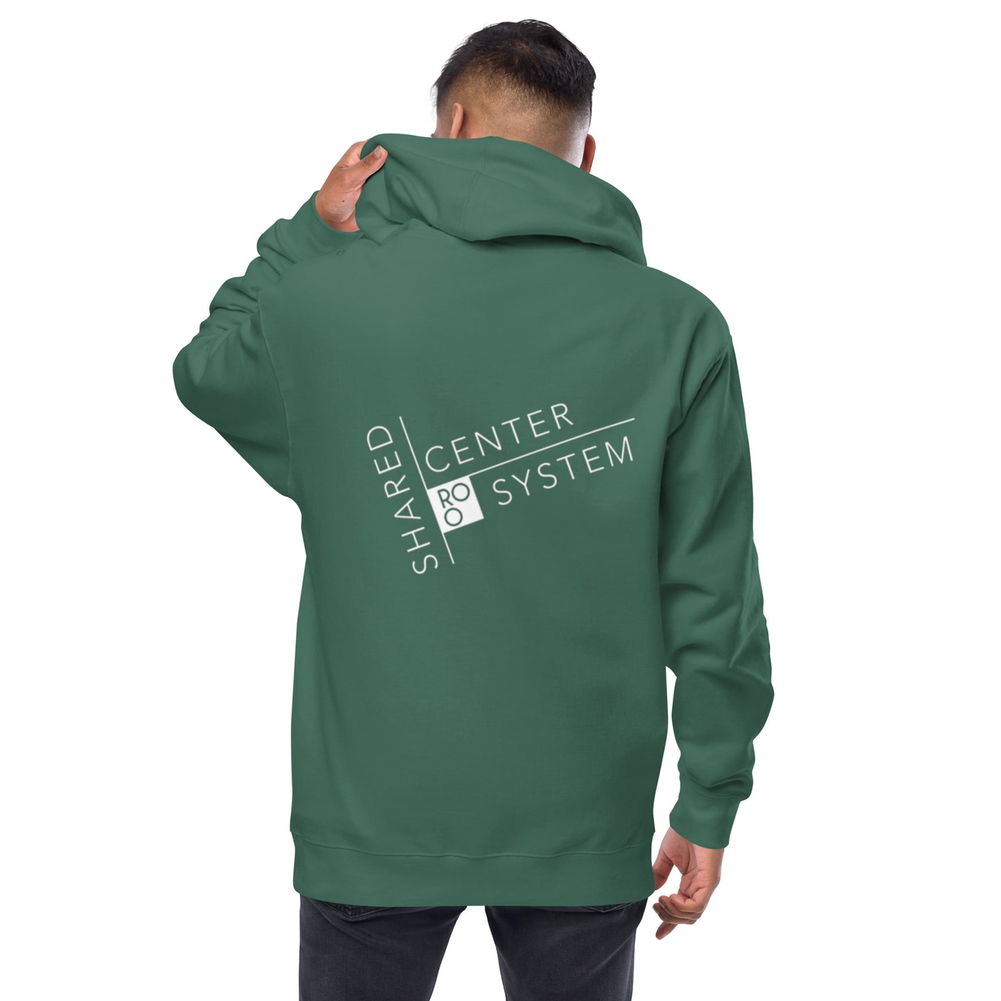 Royston Method Unisex fleece zip up hoodie