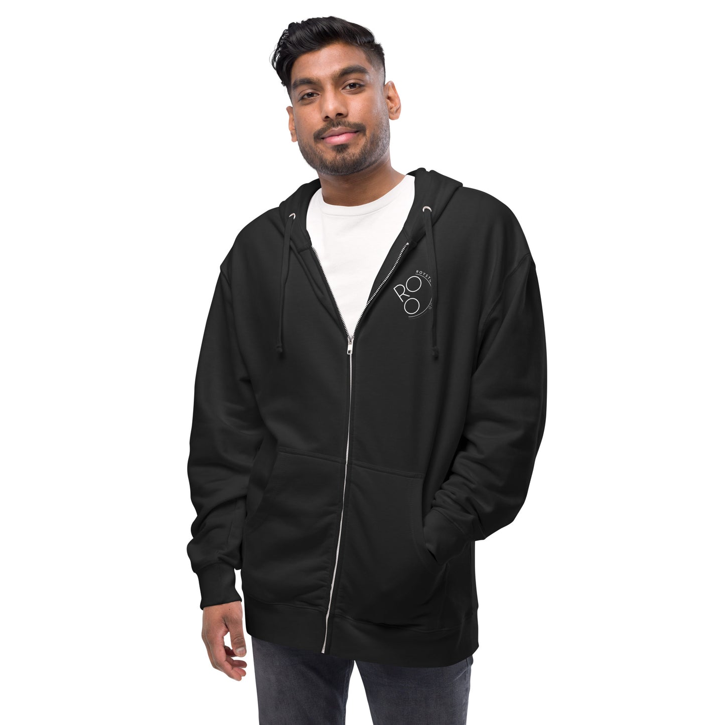 Royston Method Unisex fleece zip up hoodie