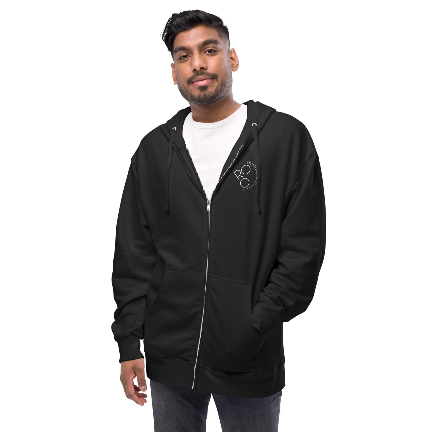 Fittest Over 50 Unisex fleece zip up hoodie