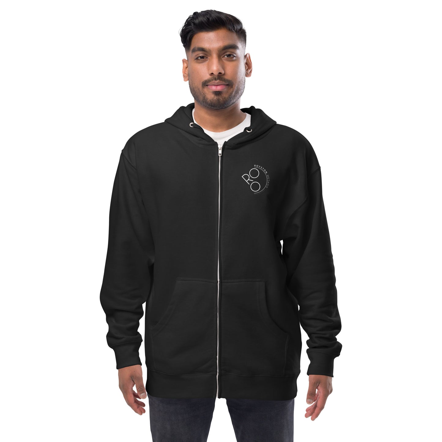 Royston Method Unisex fleece zip up hoodie