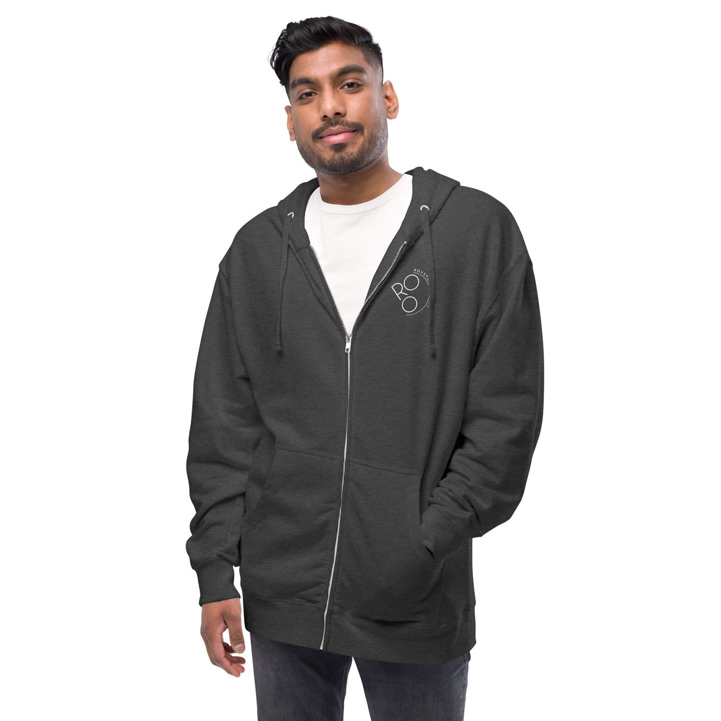 Royston Method Unisex fleece zip up hoodie